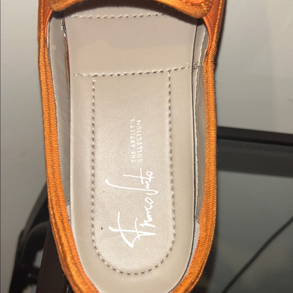 Franco Sarto Vibrant Orange Loafers